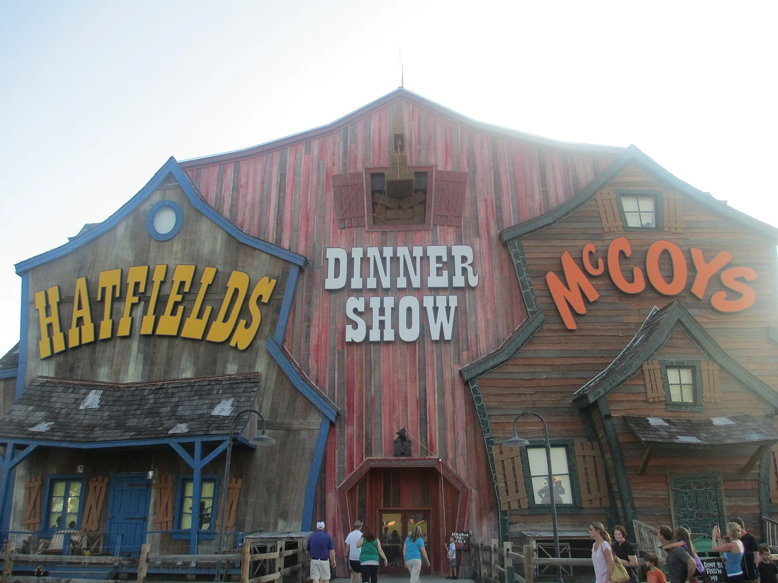 I took photo of Hatfield & Dinner Show building in Pigeon Forge, TN, with Canon camera.